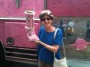 I'm giving cancer the boot!